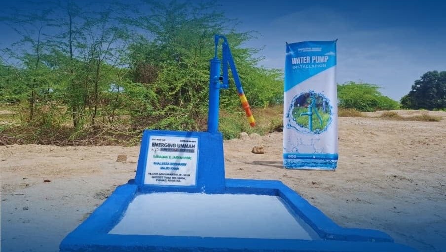 EUC water hand pump installation in Toba Tek Singh, Punjab